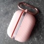Чехол для AirPods Pro 2, силиконовый с карабином, Mutural, розовый