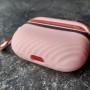 Чехол для AirPods Pro 2, силиконовый с карабином, Mutural, розовый