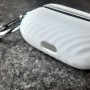 Чехол для AirPods Pro 2, силиконовый с карабином, Mutural, белый