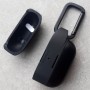 Чехол для AirPods 3, силиконовый с карабином, Mutural MeiWo, черный