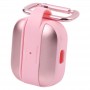 Чехол для AirPods 3, силиконовый с карабином, Mutural MeiWo, розовый