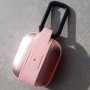 Чехол для AirPods 3, силиконовый с карабином, Mutural MeiWo, розовый