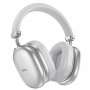 Беспроводные полноразмерные наушники с шумоподавлением Hoco W35 Max ANC, серебро