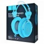 Наушники с микрофоном Hoco W5, синий