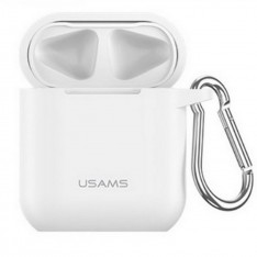Чехол USAMS US-BH423 Silicone для Case for AirPods, белый