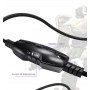Игровые геймерские наушники Yesido EK01, черные