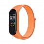 Нейлоновый ремешок для фитнес-браслета Xiaomi Mi Band 4 / 5 / 6, оранжевый