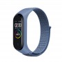 Нейлоновый ремешок для фитнес-браслета Xiaomi Mi Band 4 / 5 / 6, синий