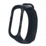 Силиконовый браслет для Xiaomi Mi Band 3 / 4, Камуфляж черно-серый