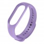 Силиконовый браслет для Xiaomi Mi Band 3 / 4, сиреневый