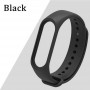 Силиконовый браслет для Xiaomi Mi Band, черный