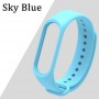 Силиконовый браслет для Xiaomi Mi Band, голубой