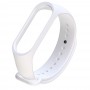 Силиконовый браслет для Xiaomi Mi Band 3 / 4, белый