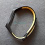 Силиконовый браслет для Xiaomi Mi Band 3 / 4, спорт, черный с желтым