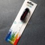 Стальной ремешок для Xiaomi Mi Band 4, цвет 21, черный с красной полосой