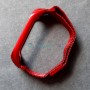 Стальной ремешок для Xiaomi Mi Band 4, цвет 7, красный