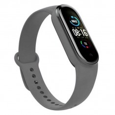 Силиконовый браслет для Xiaomi Mi Band 5 / 6, серый