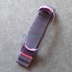 Стальной ремешок для Xiaomi Mi Band 5, цвет 11, сиреневый