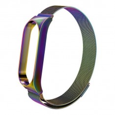 Стальной ремешок для Xiaomi Mi Band 5, цвет хамелеон