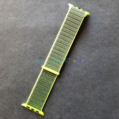 Нейлоновый ремешок для Apple Watch 42-44, Sport Loop, Bright Yellow