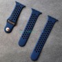 Силиконовый ремешок для Apple Watch 42-44, Sport Plus, Midnight Blue / Black