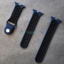 Силиконовый ремешок для Apple Watch 42-44, Sport Plus, Midnight Blue / Black