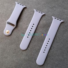 Силиконовый ремешок для Apple Watch 42-44, Sport, Lavender Grey