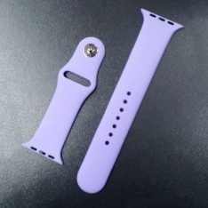 Силиконовый ремешок для Apple Watch 42-44 Бледно Сиреневый