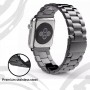Классический браслет на Apple Watch 42 44 45 49 мм, стальной, черный