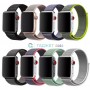 Нейлоновый браслет для часов Apple Watch 42 / 44 / 45 mm, розово-серый