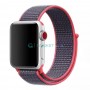Нейлоновый браслет для часов Apple Watch 42 / 44 / 45 mm, розово-серый