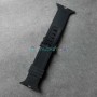 Силиконовый ремешок для Apple Watch 42 44 45 мм, Shock, черный