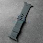 Силиконовый ремешок для Apple Watch 42 44 45 мм, Shock, серый