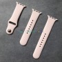 Силиконовый ремешок для Apple Watch 38 40 41 мм, розовый песок