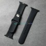 Силиконовый ремешок для Apple Watch 42 44 45 мм, черный
