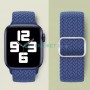 Плетеный браслет для Apple Watch 38 / 40 41 mm, с пряжкой, синий