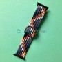 Плетеный браслет для Apple Watch 42 / 44 45 mm, с пряжкой, пятицветный