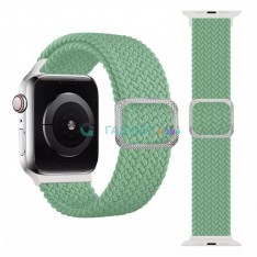 Плетеный ремешок для Apple Watch 42 / 44 45 mm, с пряжкой, ментоловый