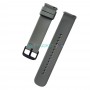 Универсальный силиконовый ремешок с пряжкой для часов, 20мм, серый
