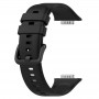 Силиконовый браслет для часов Huawei Watch Fit 2 (20 мм), черный