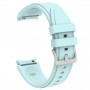 Силиконовый браслет для часов Samsung Galaxy Watch 4 / 5 / 6 (размер 42, 46 мм, ширина 20 мм), голубой