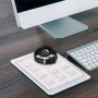 Силиконовый браслет для часов Samsung Galaxy Watch 4 / 5 / 6 (размер 42, 46 мм, ширина 20 мм), черный
