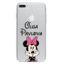 Чехол для телефона с фамилией именем Minnie Mouse №1202 Имя, фамилия (шрифт Walt Disney)
