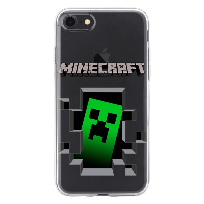 Чехол для телефона с картинкой №2301 Майнкрафт MineCraft (Логотип)