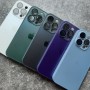 iPhone 14 Pro чехол с магсейв Ag-Glass зеркальный, темно-фиолетовый