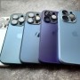iPhone 14 Pro чехол с магсейв Ag-Glass зеркальный, темно-фиолетовый