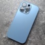 Чехол с MagSafe для iPhone 14 Pro Ag-Glass зеркальный, голубой