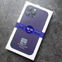 iPhone 14 Pro чехол с магсейв Ag-Glass зеркальный, темно-фиолетовый