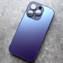 iPhone 14 Pro чехол с магсейв Ag-Glass зеркальный, темно-фиолетовый