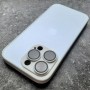 Чехол с MagSafe для iPhone 14 Pro Ag-Glass зеркальный, белый